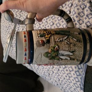 Vintage 1983 Avon Americana Football Beer Stein